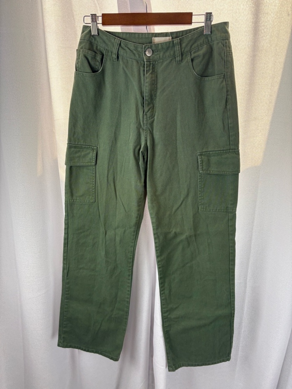 Altard state green cargo wide leg cotton Pants‎ Size Medium EUC